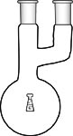 Flask, 2-Neck, Claisen